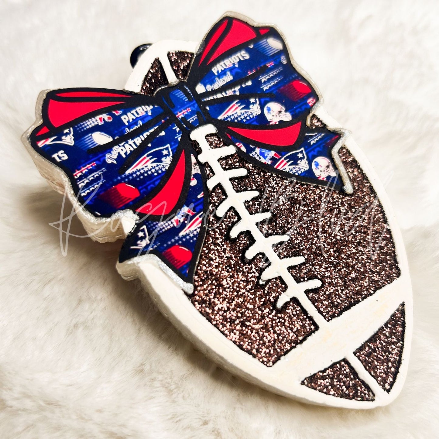 Football Bow Cardstock