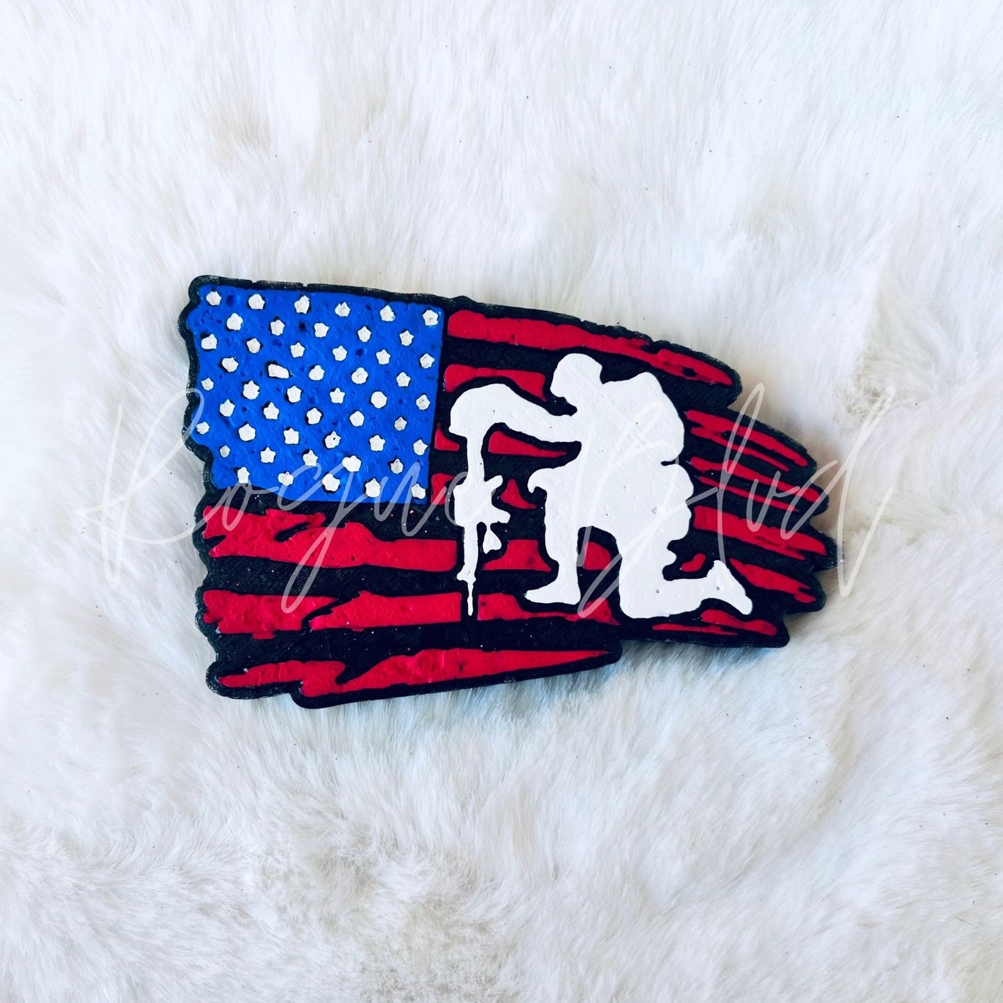 Flag with Soldier