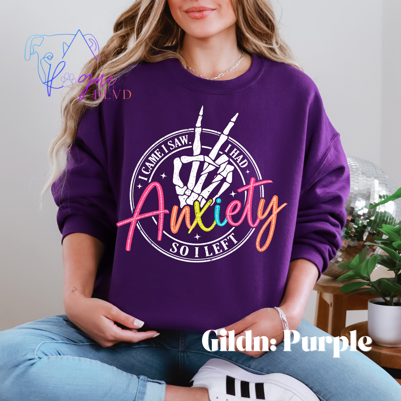 Anxiety.. So I Left Sweatshirt