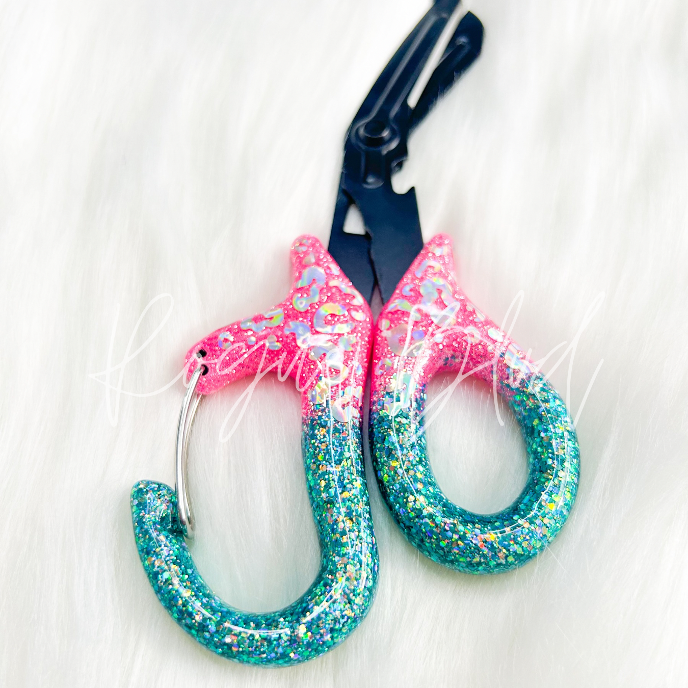 Custom Glitter Trauma Shears