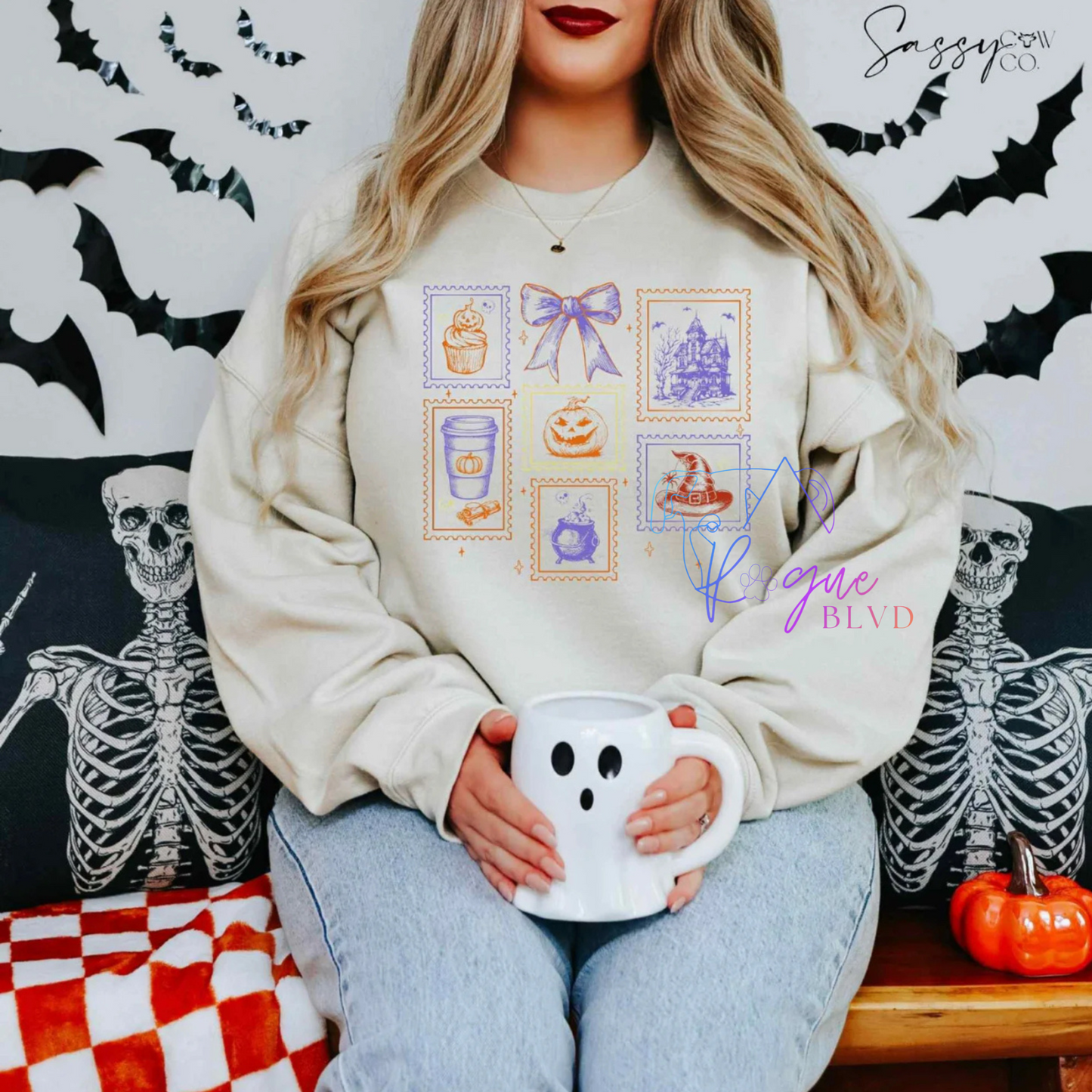 Hallowen Stamps Apparel