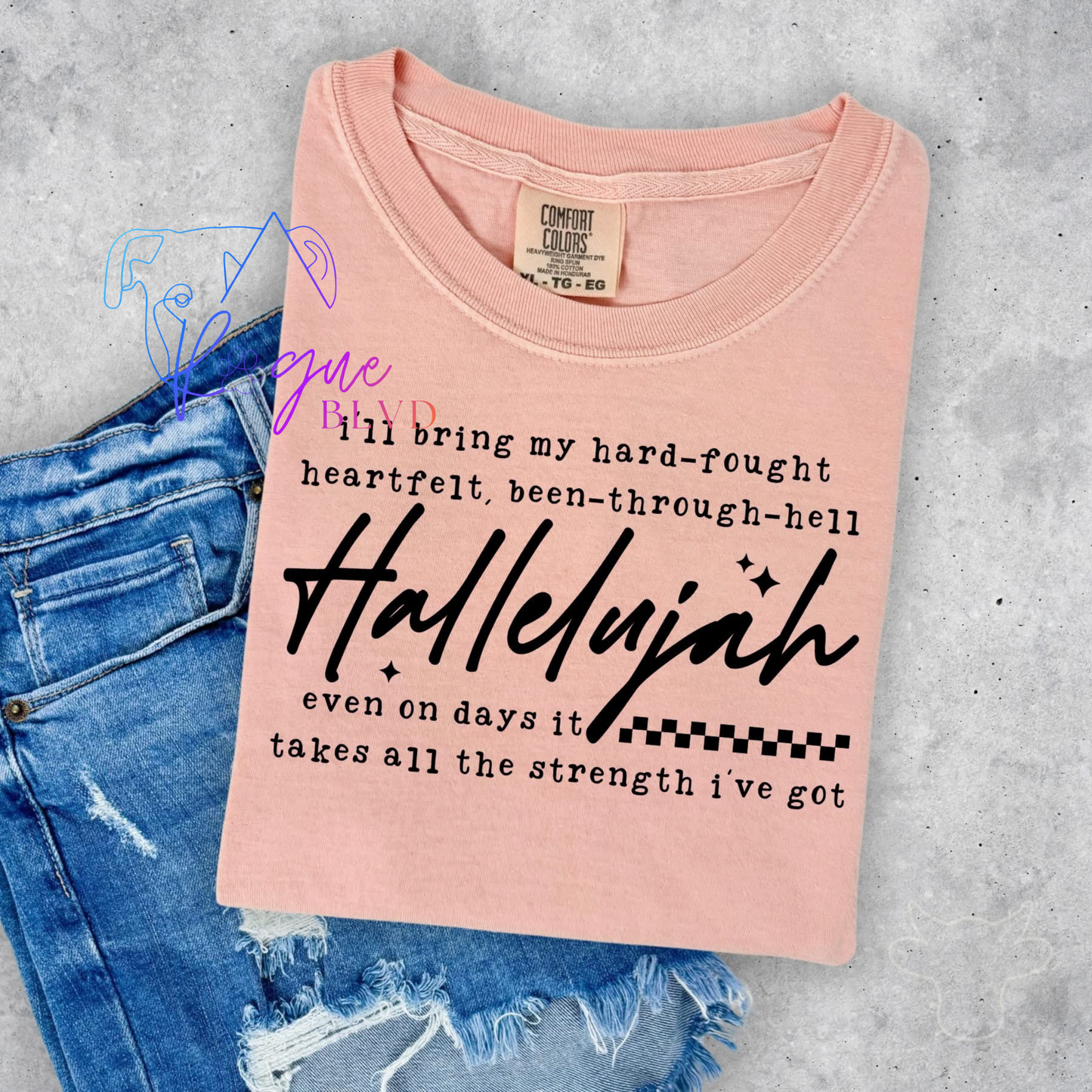Hard-fought Hallelujah Apparel