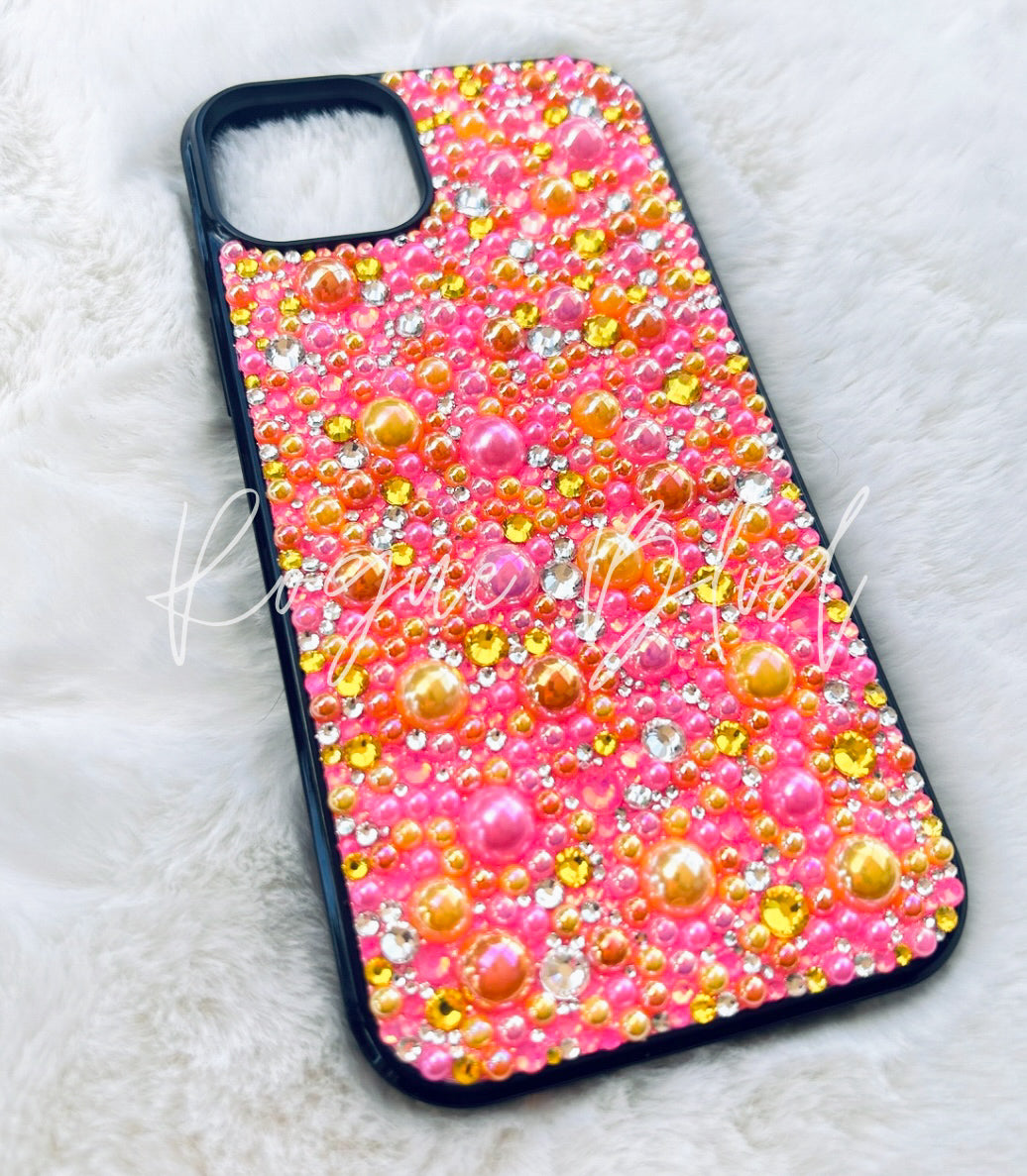 Custom Rhinestones/Pearls Phone Case