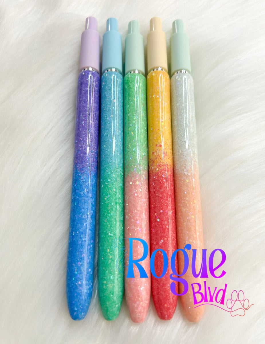 No Stress Custom Glitter Pen