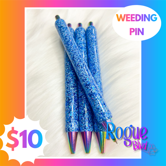 Blue Weeding Pin