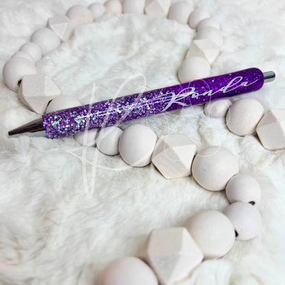 Custom Ombre Glitter Pen