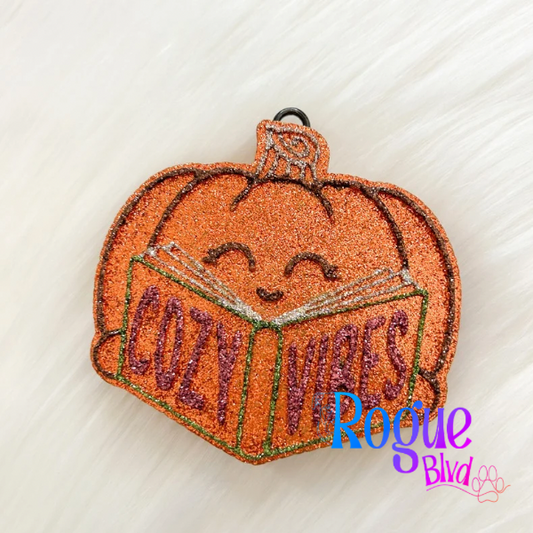 Cozy Vibes Pumpkin Custom Freshie