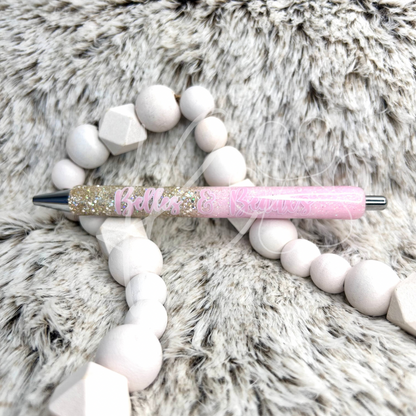 Custom Ombre Glitter Pen