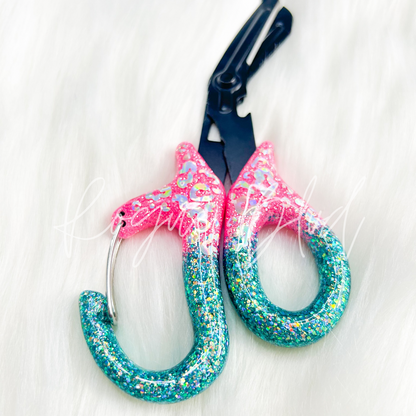 Custom Glitter Trauma Shears