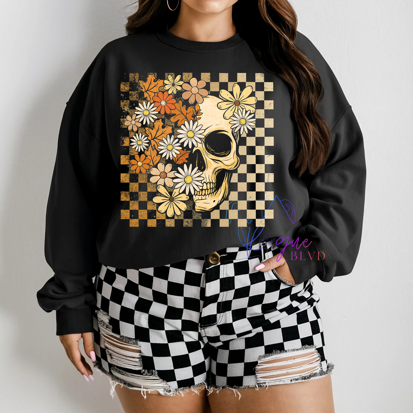 Skully Checkered Apparel