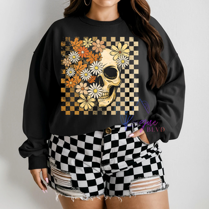 Skully Checkered Apparel