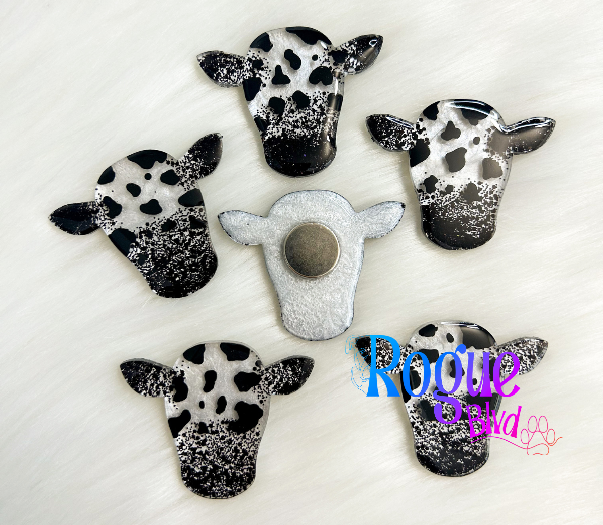 Cow Head Magnets