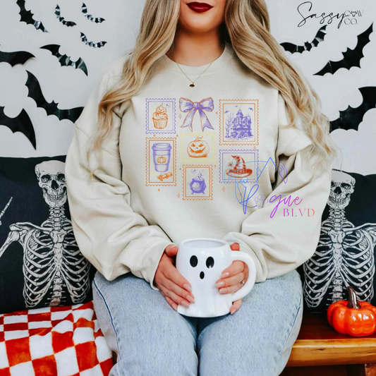 Hallowen Stamps Apparel