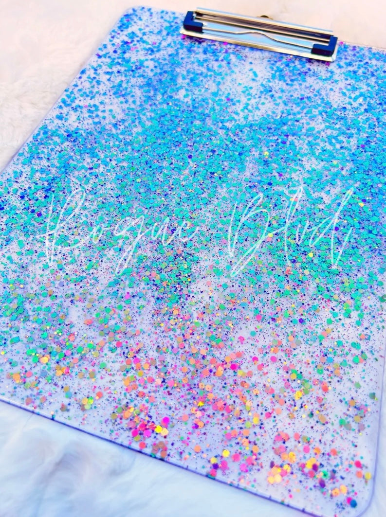 CUSTOM Glitter ONLY Clipboards