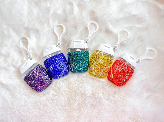 Rhinestone Refillable Hand Sanitizer Bottle