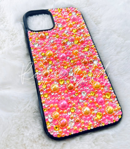 Custom Rhinestones/Pearls Phone Case