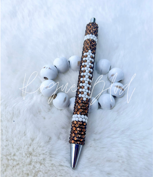 Rhinestone Football Pen