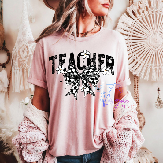Teacher Bow Apparel