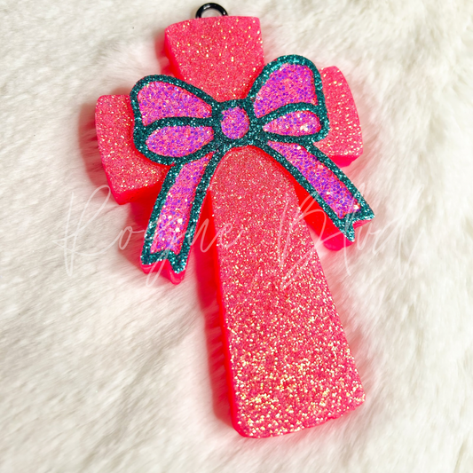 Pink Bow Cross