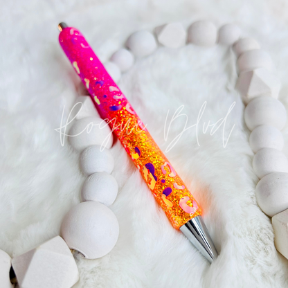 Custom Ombré Glitter Pen