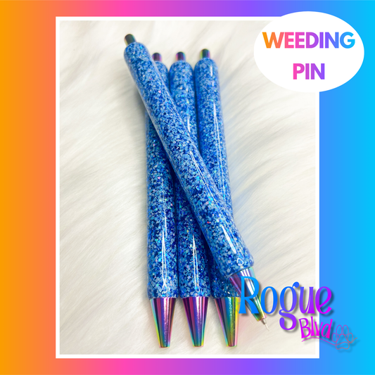 Blue Weeding Pin
